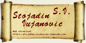 Stojadin Vujanović vizit kartica